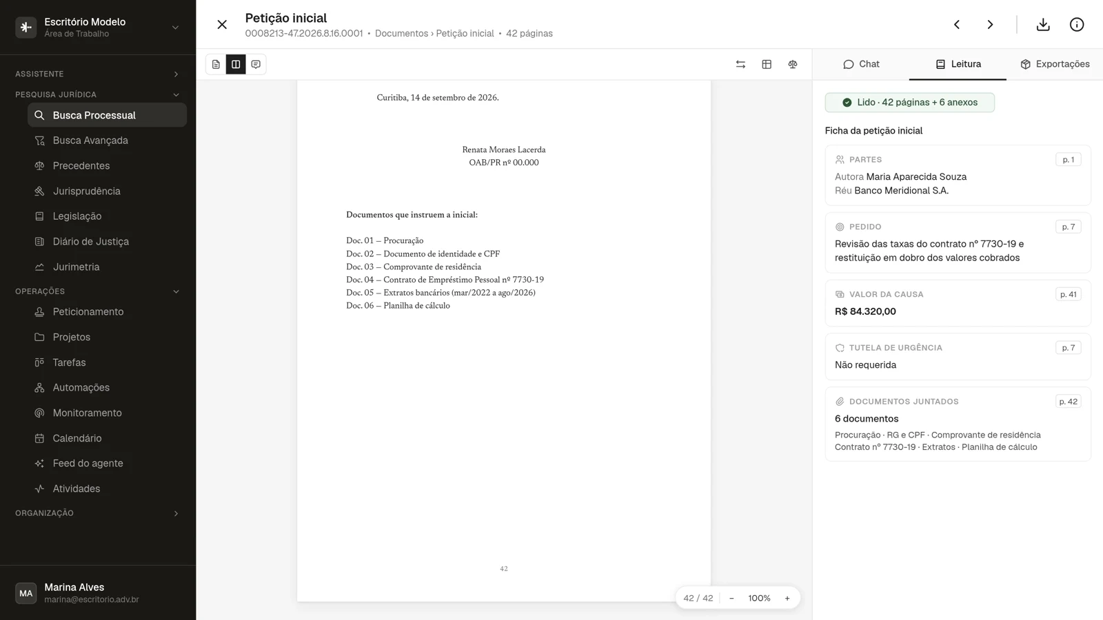 Documentos juntados